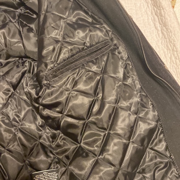 London Fog wool coat black size XL mens - Picture 5 of 6